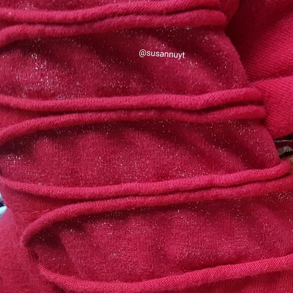 Switch Red Ribbed Rhinestone Short Sleeve Orange Circus Tiger Animalcore Top♥️ - Picture 4 of 9